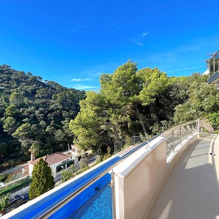 Villa De Lujo Con Vistas Al Mar Y Piscina Privada Santa Susanna Eksteriør bilde