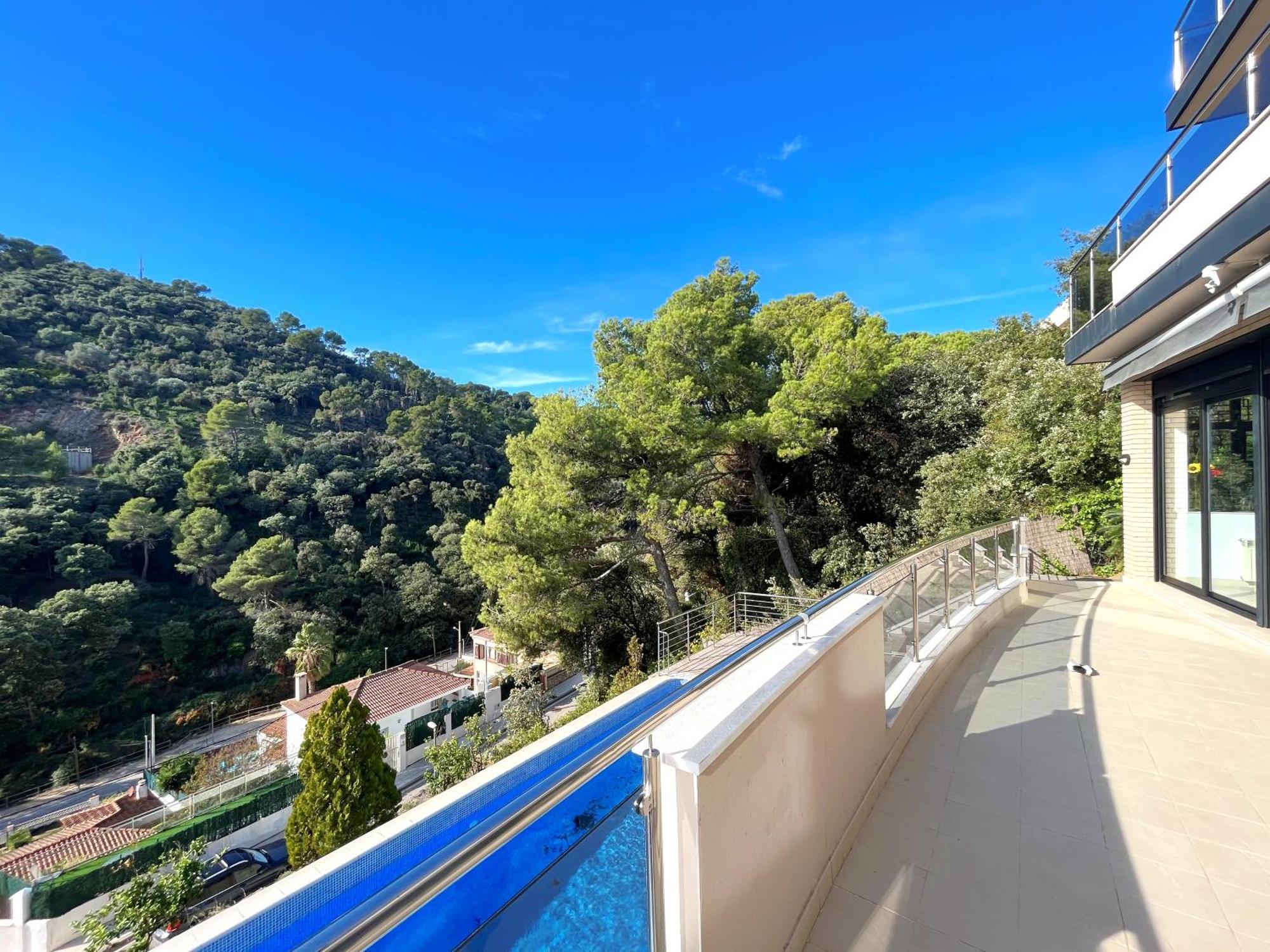 Villa De Lujo Con Vistas Al Mar Y Piscina Privada Santa Susanna Eksteriør bilde